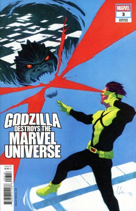 Godzilla Destroys the Marvel Universe #3 - 1:25 Jeremy Wilson Variant