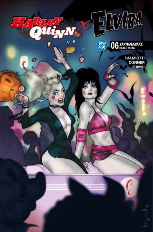 Harley Quinn X Elvira #6 - Cover D Ben Caldwell Variant