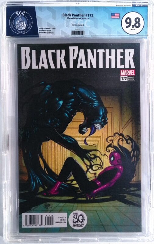 Black Panther #172 (2018) EGC 9.8 🔥 Venom 30th Anniversary Variant Pasqual Ferry Cover – Marvel NM/M