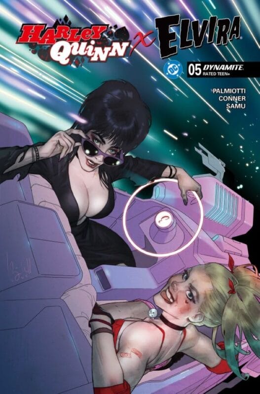 Harley Quinn X Elvira #5 - Cover D Ben Caldwell Variant