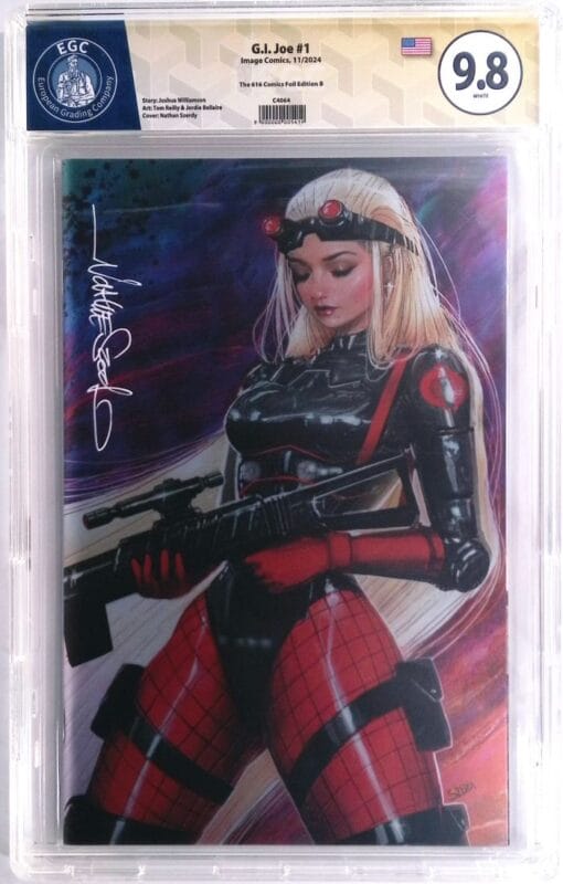G.I. Joe #1 - MegaCon 2025 Szerdy Foil Virgin Variant - CGC 9.8 EGC Yellow Label Signed - LTD 1000