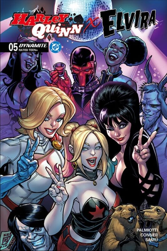 Harley Quinn X Elvira #5 - Cover B Chad Hardin Variant