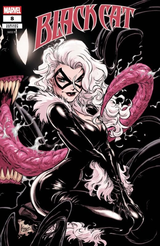 Black Cat #8 - Kaare Andrews Connecting Variant