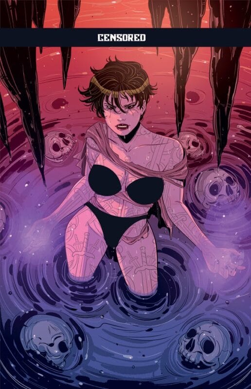 Barbaric: The Long Death #2 - Cover F Luana Vecchio Black Bag Variant