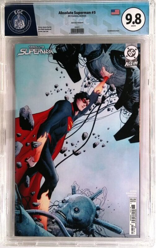 Absolute Superman #5 (2025) - Cover C Jae Lee Variant 🔥 EGC 9.8 NM/MT Slab | DC Comics | Minimal Trade Dress | High Grade Investment