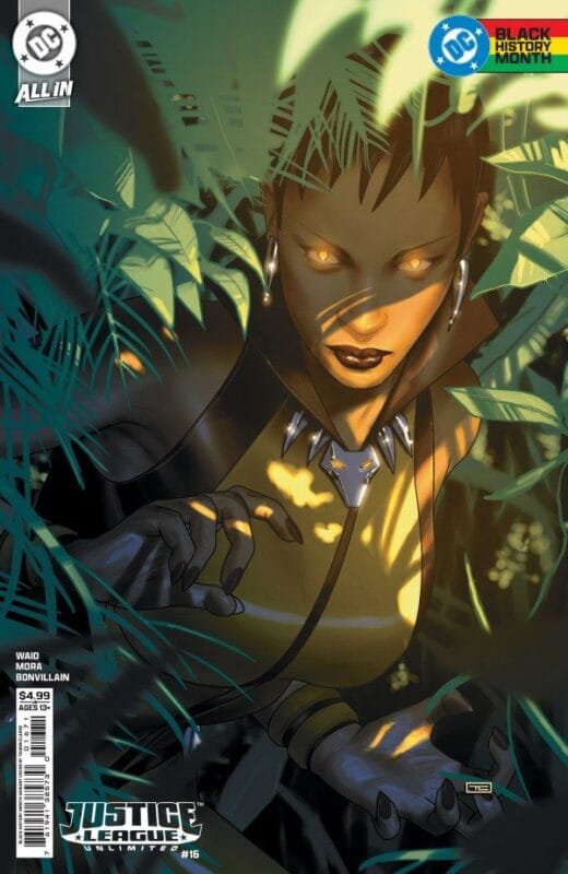 Justice League Unlimited #16 - Cover G Taurin Clarke Black History Month Variant
