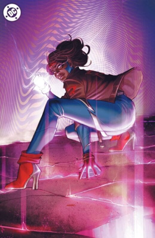 New History of the DC Universe: The Dakota Incident #1 - Cover E Joshua 'Sway' Swaby Foil Virgin Variant
