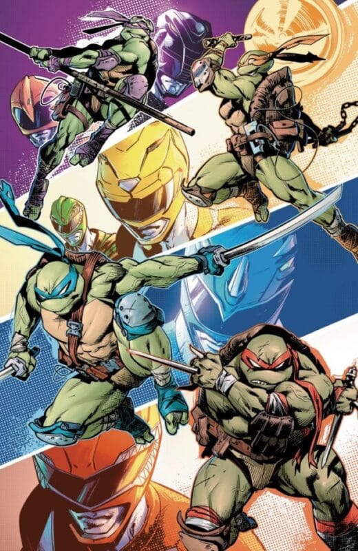 Mighty Morphin Power Rangers / Teenage Mutant Ninja Turtles III #4 - Cover L 1:5 Fico Ossio Virgin Variant