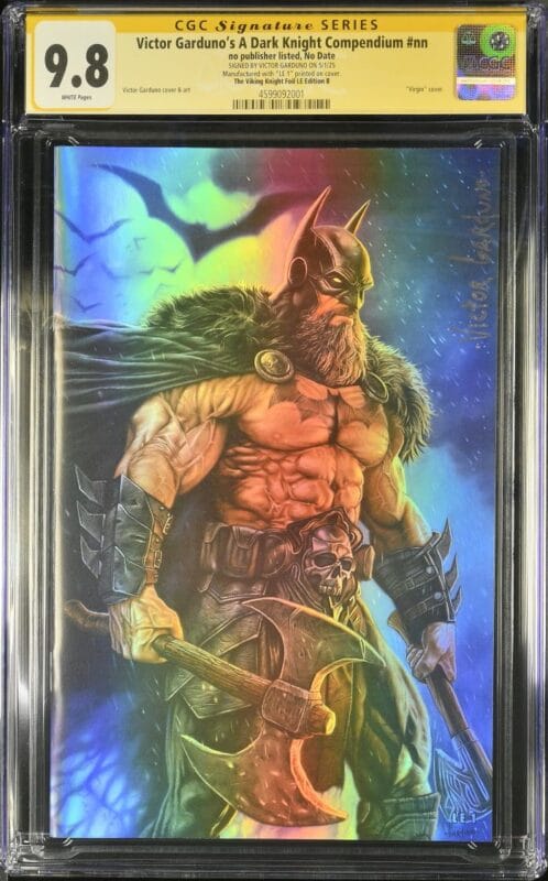 Victor Garduno A Dark Knight Compendium #NN CGC 9.8 SS – LE1 Viking Knight Foil Variant (Only 12 in 9.8!) Ultra Rare