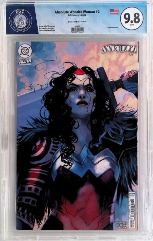 Absolute Wonder Woman #2 (2025) Stephanie Hans Variant – EGC 9.8 NM/MINT – 1st Print – DC Comics – High Grade Slab
