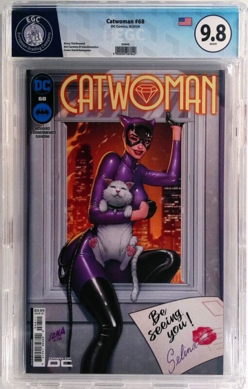 Catwoman #68 (2024) David Nakayama Cover A – EGC 9.8 NM/M – DC Comics – Slabbed High Grade Key Finale Issue