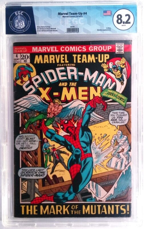 Marvel Team-Up #4 (1972) EGC 8.2 VF+ – Spider-Man & X-Men 🔑 Morbius Key – Gil Kane Cover – High Grade Bronze Age Slab