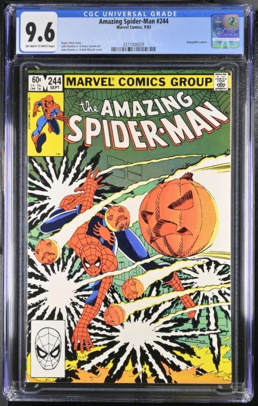 Amazing Spider-Man #244 - CGC 9.6 NM+ (1983 Marvel) – Hobgoblin Key Issue | High Grade Slab