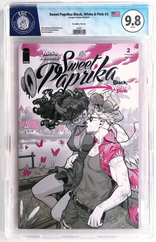 Sweet Paprika" Black White & Pink #2 Cover B Krishna Banerjee - EGC 9.8 NM/M Image Comics 2024 🔥 High Grade Variant