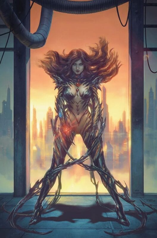 Witchblade #19 - Retailer Exclusive - Tiago Da Silva - Absolute Batman #1 Homage Gloss Foil Virgin Variant (Limited to 500)