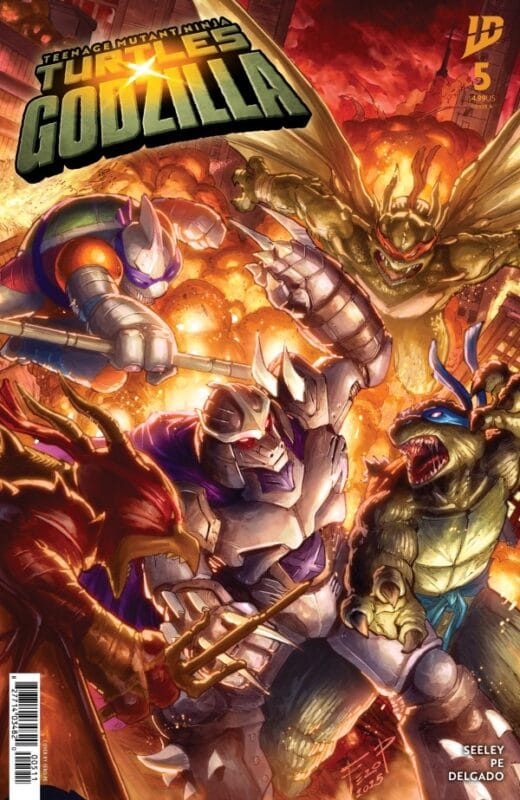 Teenage Mutant Ninja Turtles x Godzilla #5
