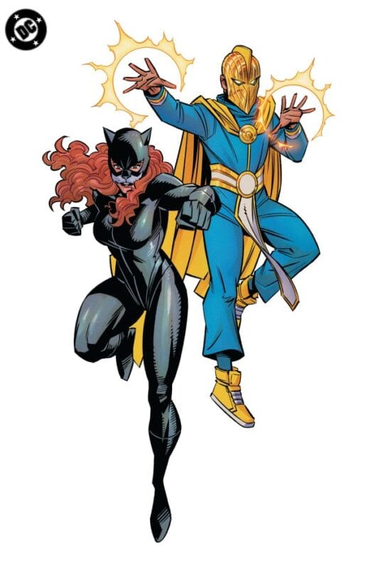 JSA #19 - Cover D Diego Olortegui Corner Box Spot Foil Virgin Variant