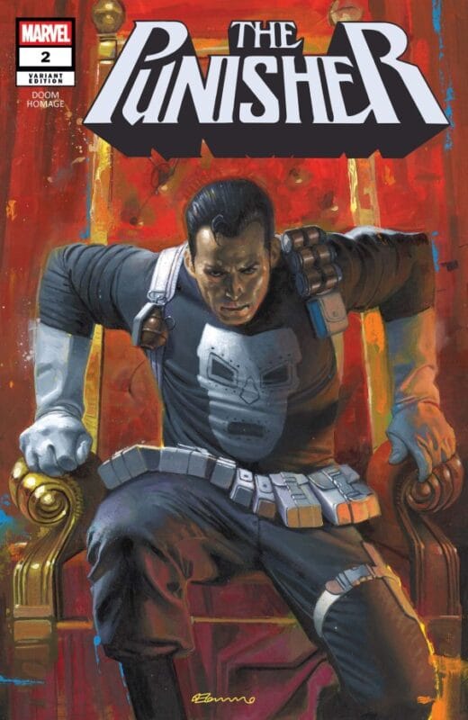 Punisher #2 - Fabrizio De Tommaso Doom Homage Variant