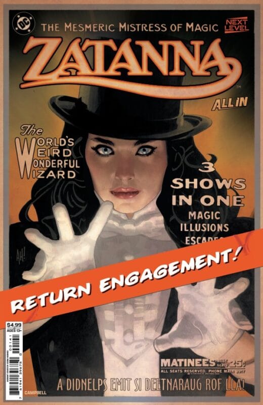 Zatanna #1 - Cover C Adam Hughes Variant