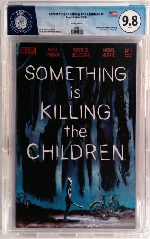 Something Is Killing the Children #1 Archive Edition (2024) EGC 9.8 Blue Label – Werther Dell’Edera Cover – BOOM! Studios – Erica Slaughter Key Issue