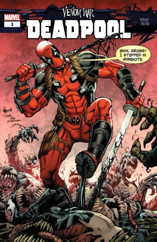Venom War: Deadpool #1 - Retailer Exclusive - Todd Nauck Anti-Homage Variant (Limited to 800)