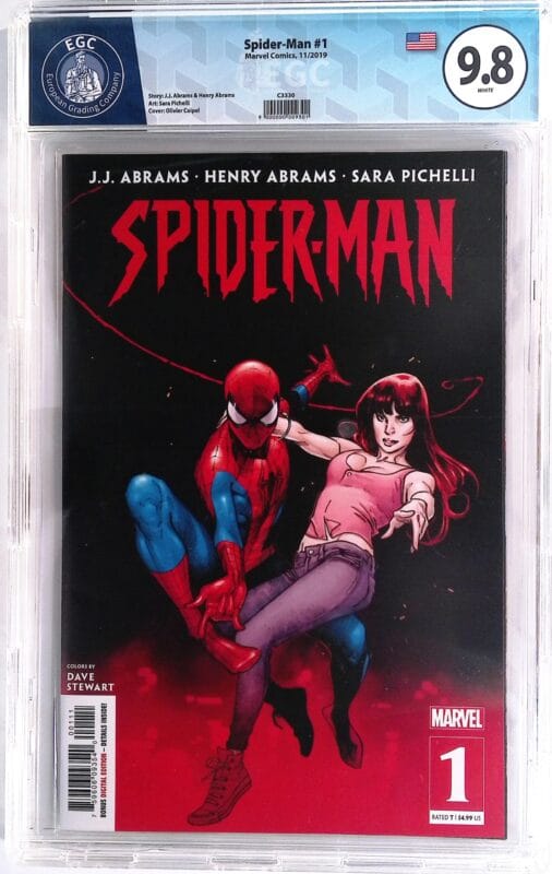 Spider-Man #1 (2019) Olivier Coipel Cover – EGC 9.8 Blue Label – High Grade Marvel Key Issue Slab