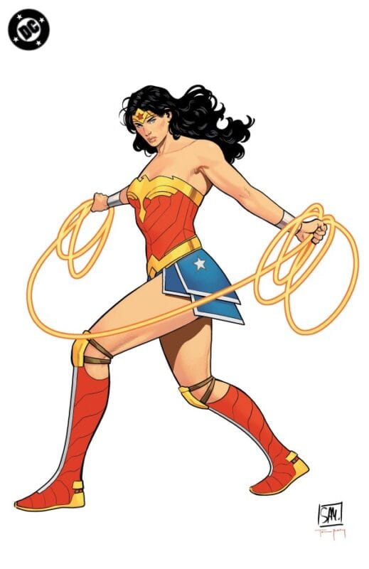 Wonder Woman #31 - Cover G Daniel Sampere Corner Box Spot Foil Virgin Variant
