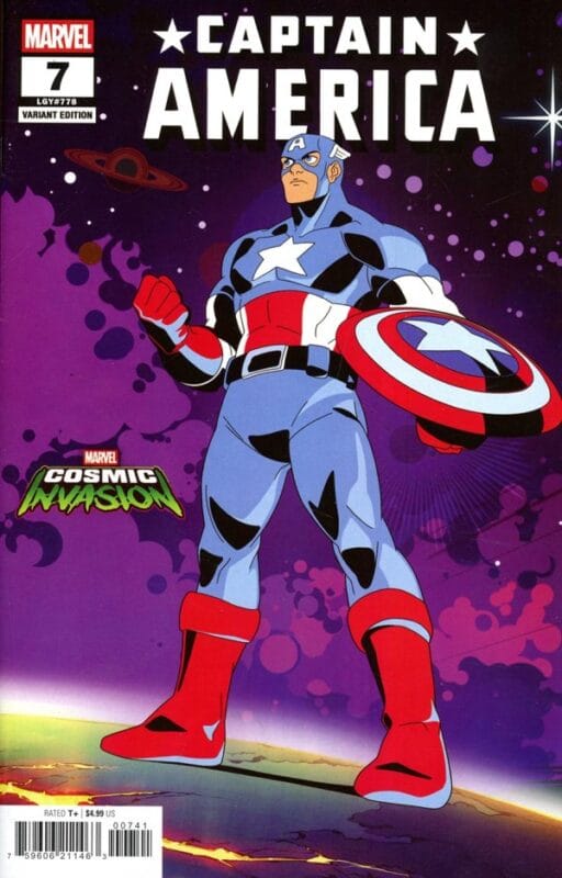 Captain America #7 - Tribute Games Marvel Cosmic Invasion Variant