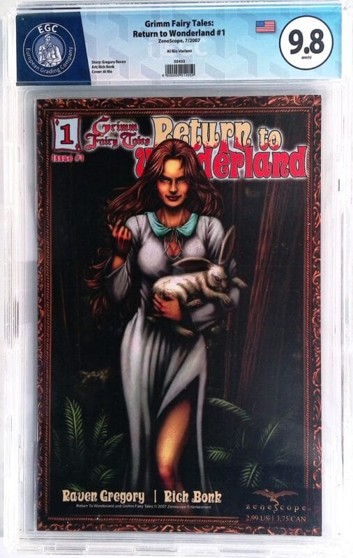 Grimm Fairy Tales Presents: Return to Wonderland #1 (Al Rio Variant) – EGC 9.8 Blue Label – Rare Zenescope Key Issue (2007)