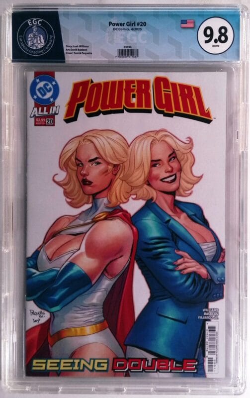 Power Girl #20 (2025) Yanick Paquette Cover – EGC 9.8 Blue Label – DC Comics – High Grade Slab