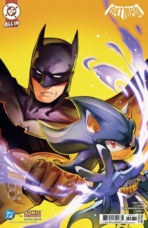 Batman #9 - Cover F Mirka Andolfo DC X Sonic Variant