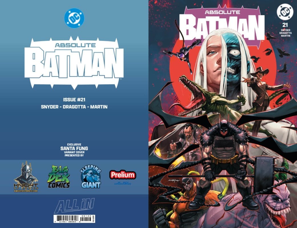 Absolute Batman #21 - Retailer Exclusive - Santa Fung Trade Variant (Limited to 3,000)
