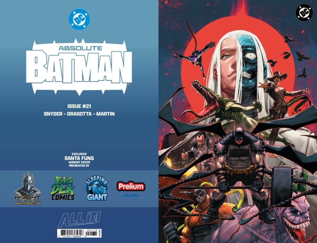 Absolute Batman #21 - Retailer Exclusive - Santa Fung Virgin Variant (Limited to 1,000)