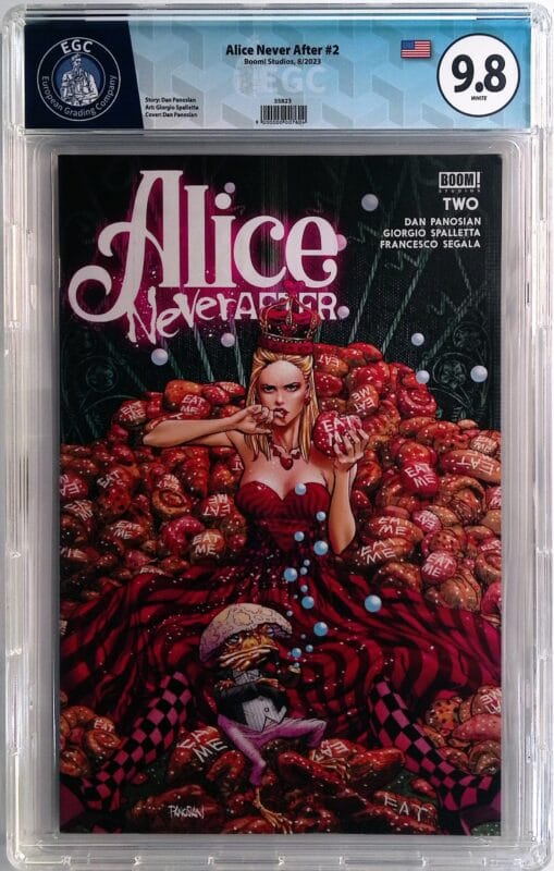 Alice Never After #2 (2023) 9.8 EGC Blue Label – Dan Panosian Cover – BOOM! Studios NM/MINT