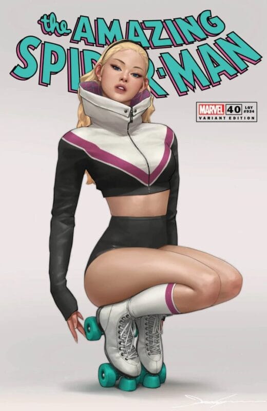 The Amazing Spider-Man #40 - Retailer Exclusive - JeeHyung Lee Spider-Gwen Rollerskate Variant