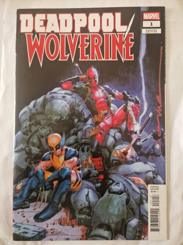 Deadpool / Wolverine #1 - 1:25 Jerome Opeña Variant - SIGNED by Jerome Opeña - with COA