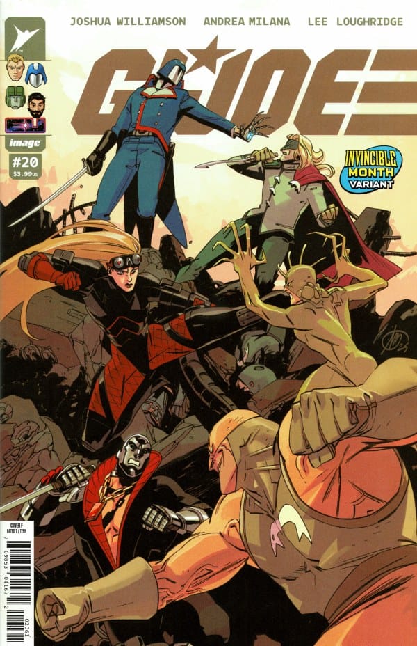 G.I. Joe #20 - Cover F Andrea Milana Invincible Team-Up Variant G.I. Joe #20 - Cover F Andrea Milana Invincible Team-Up Variant - Image 1