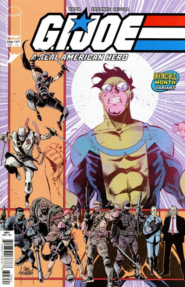 G.I. Joe A Real American Hero #326 - Cover D Chris Mooneyham Invincible Team-Up Variant G.I. Joe: A Real American Hero #326 - Cover D Chris Mooneyham Invincible Team-Up Variant - Image 1