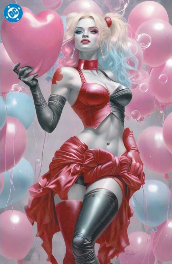Harley Quinn #47 - SDCC 2025 Natali Sanders Foil Variant (Limited to 600) Harley Quinn #47 - SDCC 2025 Natali Sanders Foil Variant (Limited to 600) - Image 1