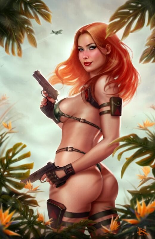Heat Seeker: Exposed: A Gun Honey Series #1 - Pierluigi Abbondanza Variant A Virgin (Limited to 500)