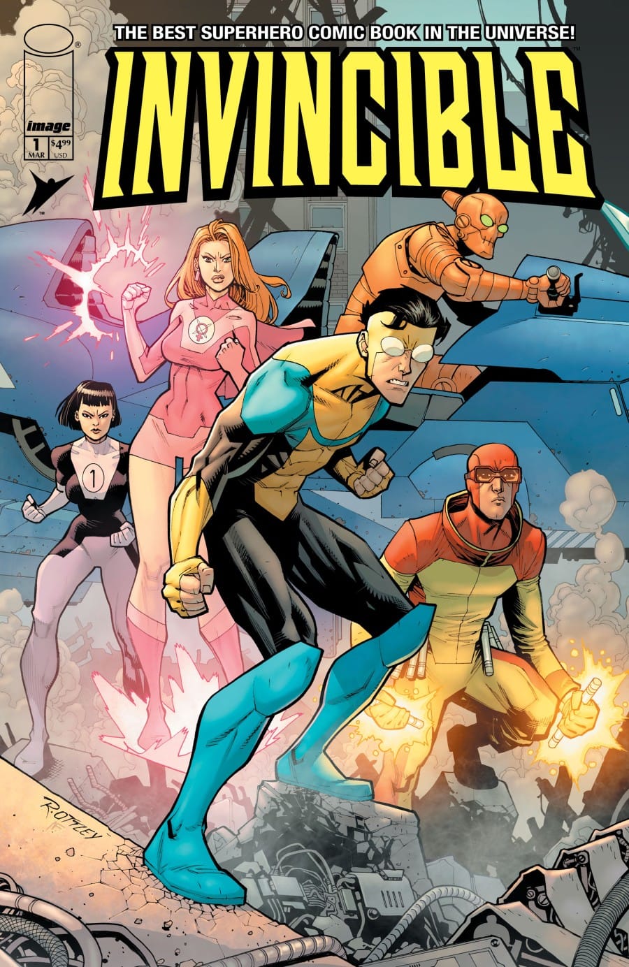 Invincible #1 - Cover C 2026 Foil Edition Invincible #1 - Cover C 2026 Foil Edition - Image 1