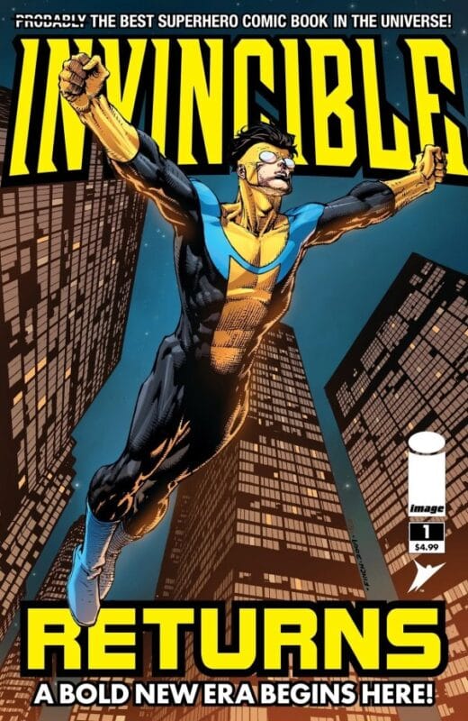 Invincible Returns #1 - Facsimile Edition 2026 David Finch Cover