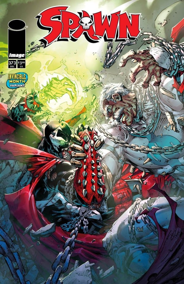Spawn #373 - Cover C Brett Booth Invincible Team-Up Variant Spawn #373 - Cover C Brett Booth Invincible Team-Up Variant - Image 1
