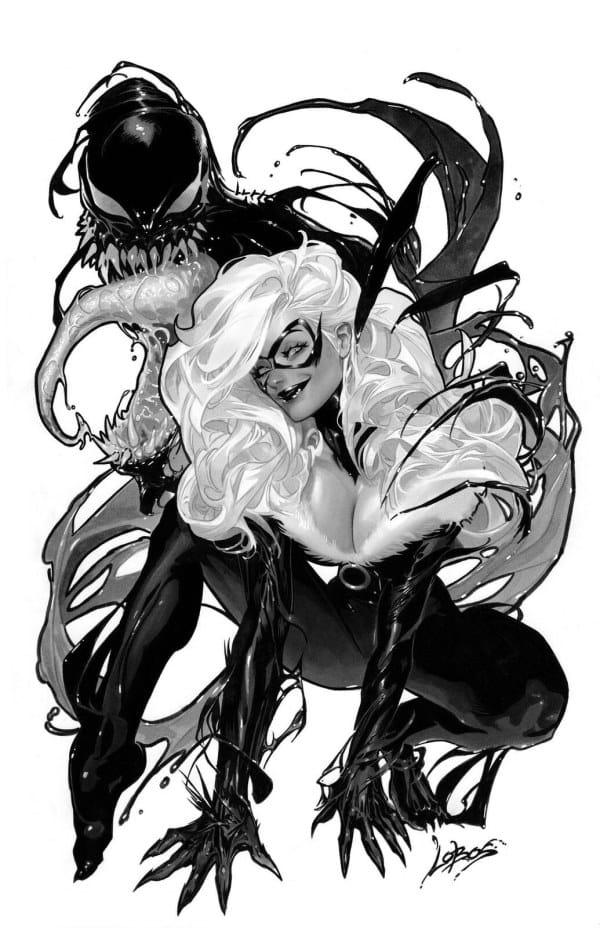 The Amazing Spider-Man #27 - SDCC 2023 Pablo Villalobos Black & White Virgin Variant (Limited to 1,000) The Amazing Spider-Man #27 - SDCC 2023 Pablo Villalobos Black & White Virgin Variant (Limited to 1,000) - Image 1
