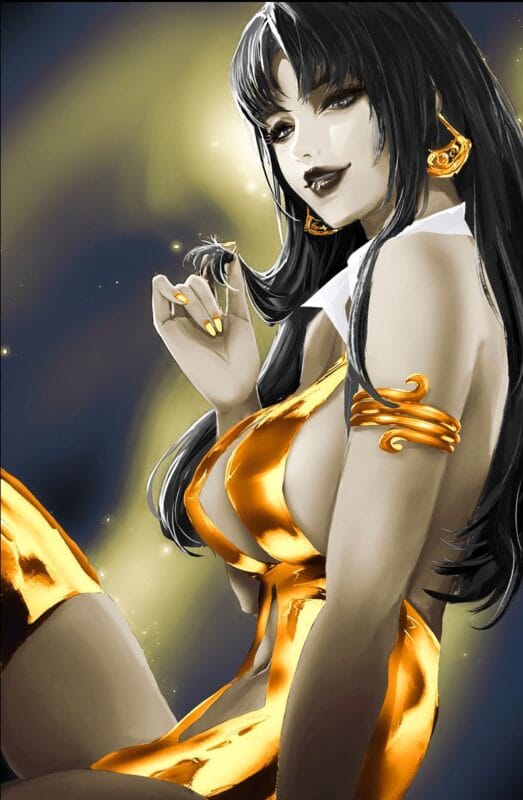 Vampirella #1 - Retailer Exclusive - CGlas Cover B Virgin Gold Variant (Limited to 150)