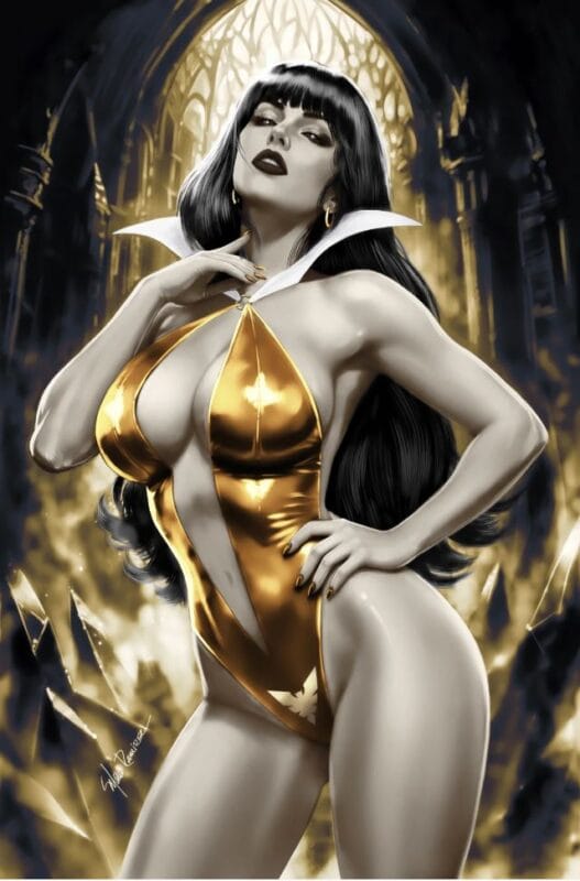 Vampirella #1 - Retailer Exclusive - Manuel Ramirez Cover B Virgin Gold Variant