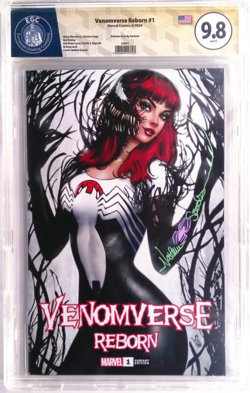 Venomverse Reborn #1 - Szerdy Trade Variant EGC 9.8 SS Signed – LTD 3,000 🔥 Rare Retailer Exclusive