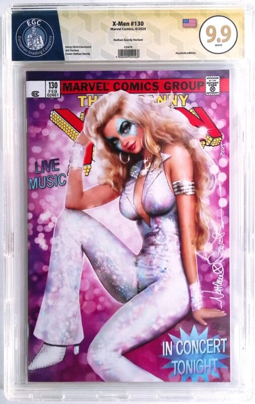 X-Men #130 (2024) Szerdy Variant CGC-Style EGC 9.9 Signature Series – Signed Nathan Szerdy – Ultra High Grade!
