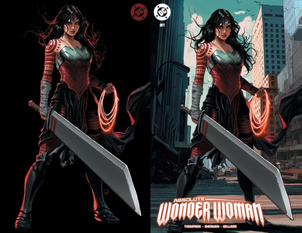 Bundle - Absolute Wonder Woman #1 (2024) - Retailer Exclusive Ivan Talavera Virgin & Trade Covers, Limited Print Run