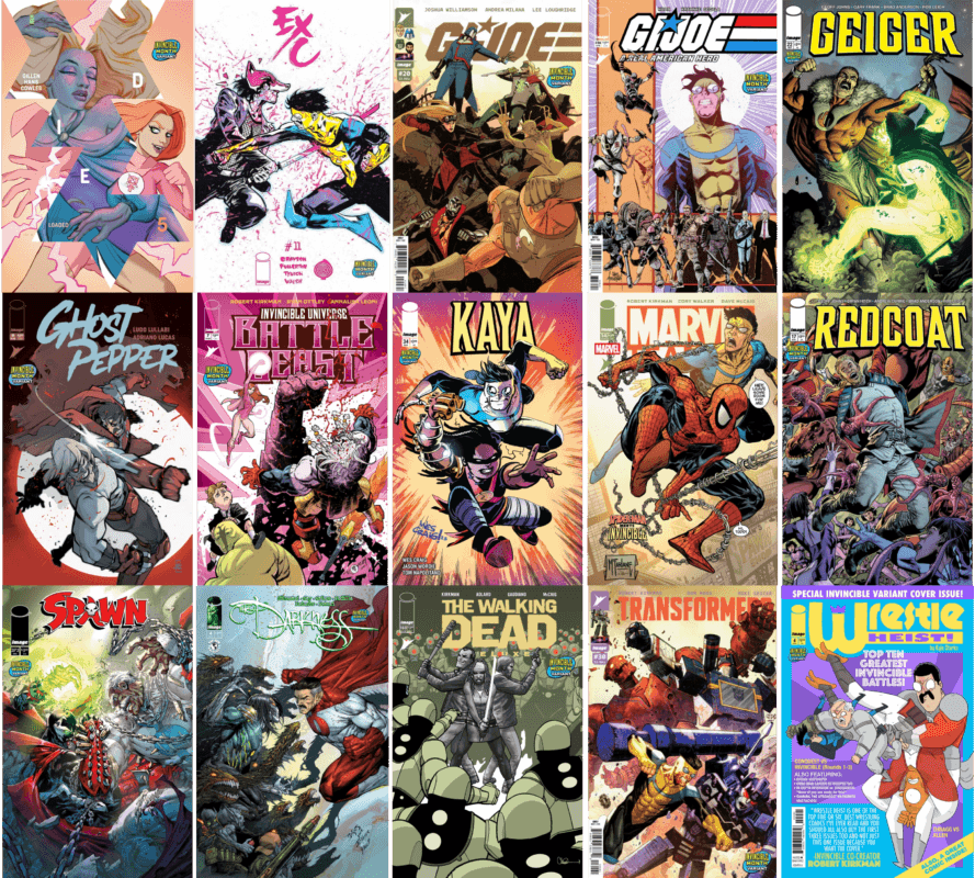 Bundle - Invincible Team-Up Covers - 15 Different Covers over Different Series!!